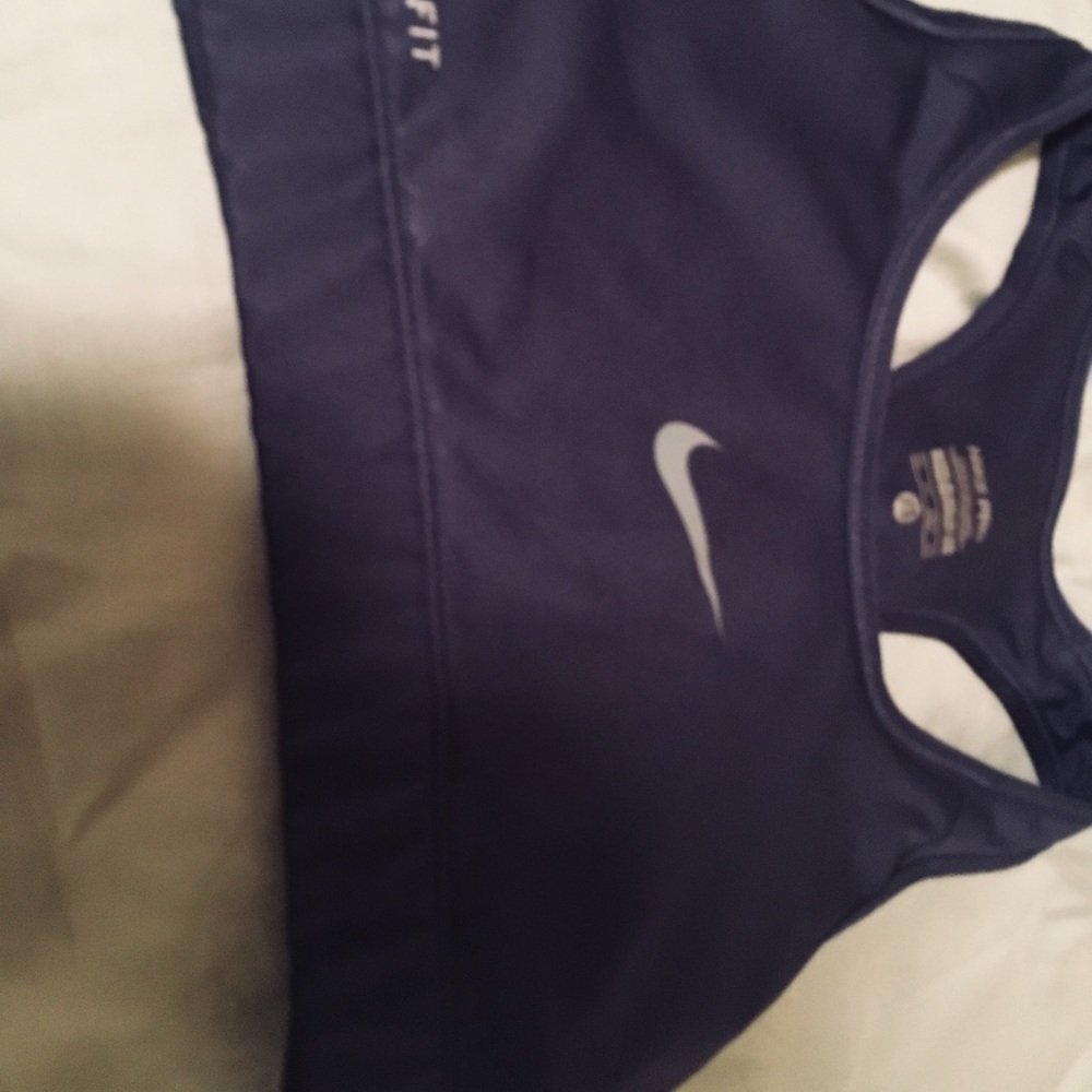 Purple nike sports bra
